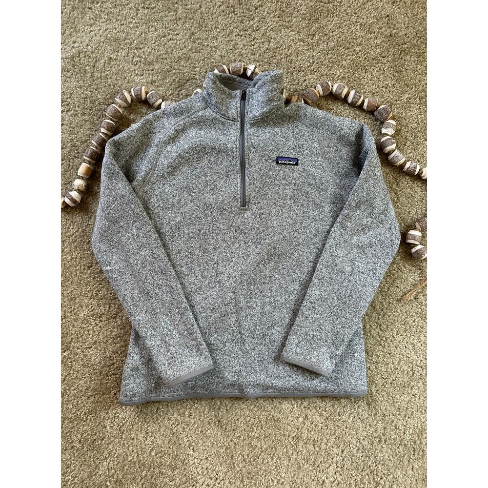 Patagonia Half Zip Gray Heather Better Sweater Sweatshirt Jacket